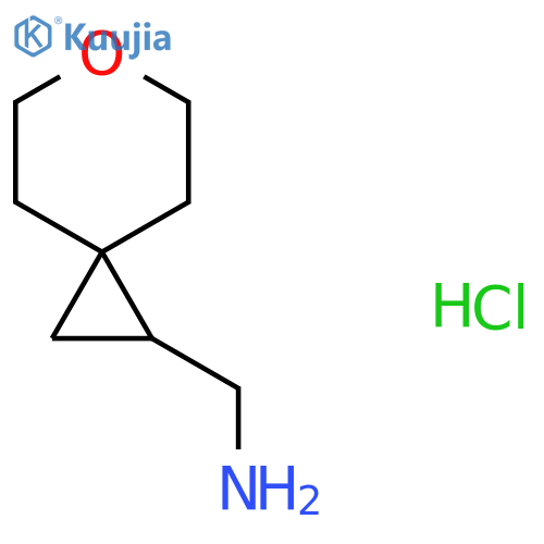 1-{6-oxaspiro[2.5]octan-1-yl}methanamine hydrochloride structure