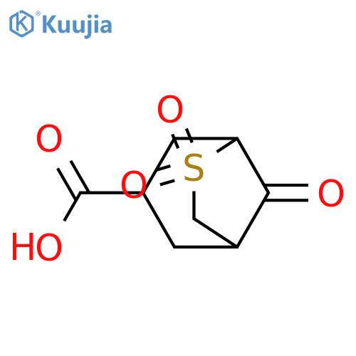 6,6,8-trioxo-6lambda6-thiabicyclo3.2.1octane-3-carboxylic acid structure