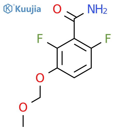 2,6-Difluoro-3-(methoxymethoxy)benzamide structure