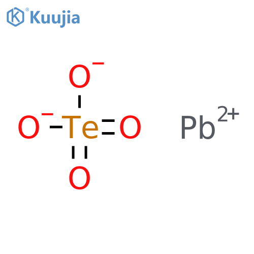 lead(2+) tellurium tetraoxide structure