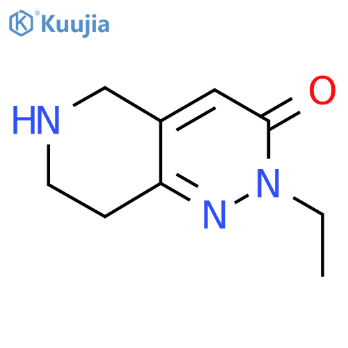 2-Ethyl-2h,3h,5h,6h,7h,8h-pyrido[4,3-c]pyridazin-3-one structure