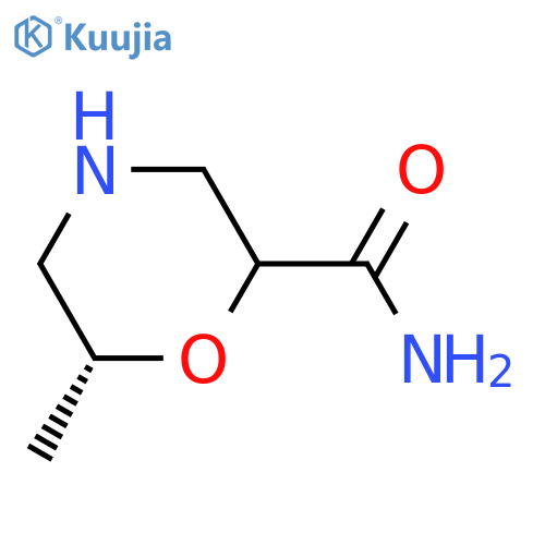 (6R)-6-methylmorpholine-2-carboxamide structure
