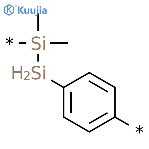 Poly[(1,1-dimethyl-1,2-disilanediyl)-1,4-phenylene] structure