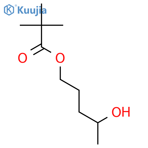 4-Hydroxypentyl 2,2-dimethylpropanoate structure