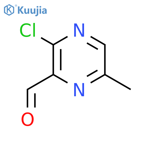 3-Chloro-6-methylpyrazine-2-carbaldehyde structure