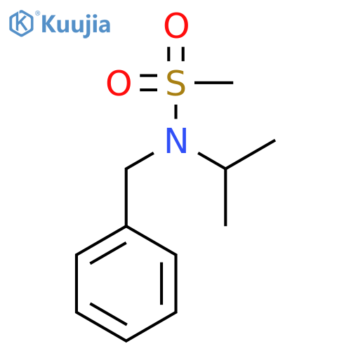 N-benzyl-N-(propan-2-yl)methanesulfonamide structure