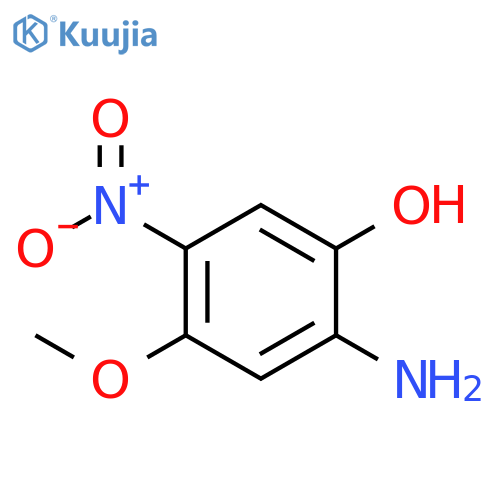 2-amino-4-methoxy-5-nitrophenol structure