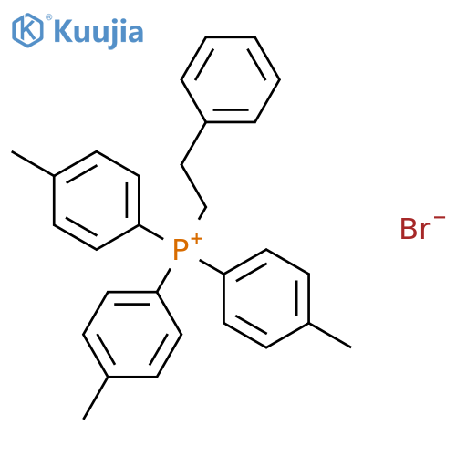 Phosphonium, tris(4-methylphenyl)(2-phenylethyl)-, bromide structure