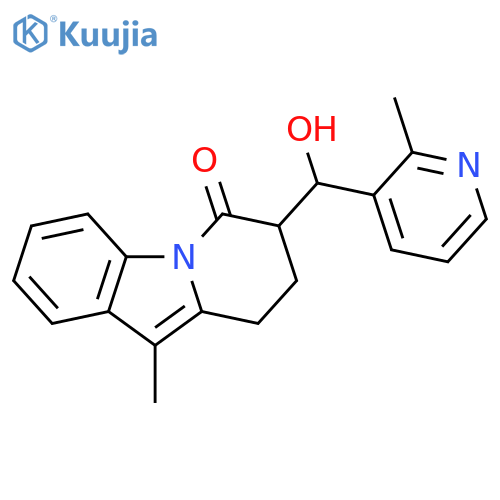 Pyrido[1,2-a]indol-6(7H)-one,8,9-dihydro-7-[hydroxy(2-methyl-3-pyridinyl)methyl]-10-methyl- structure