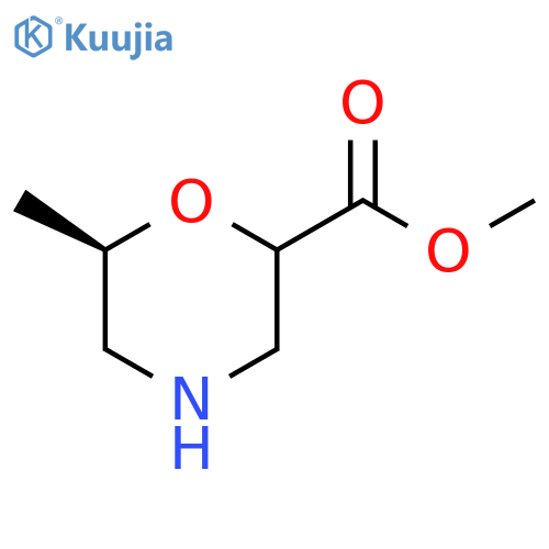 methyl (6R)-6-methylmorpholine-2-carboxylate structure