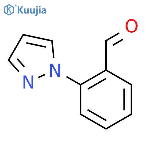 2-(1H-pyrazol-1-yl)benzaldehyde structure
