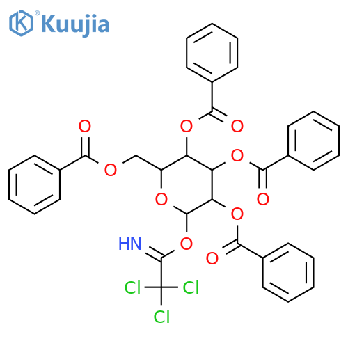 2,3,4,6-Tetra-O-benzoyl-α-D-galactopyranoside Trichloroacetimidate structure