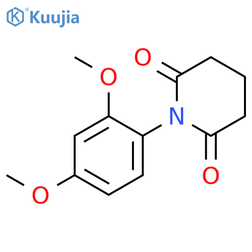 2,6-Piperidinedione, 1-(2,4-dimethoxyphenyl)- structure