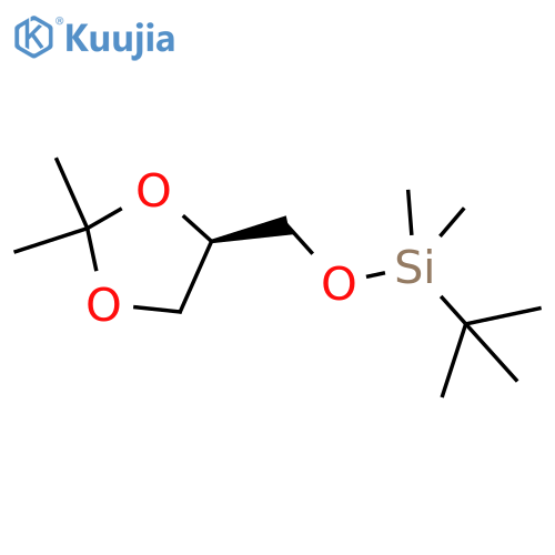 (R)-4-(tert-butyldimethylsilyl)oxymethyl-2,2-dimethyl-1,3-dioxolane structure