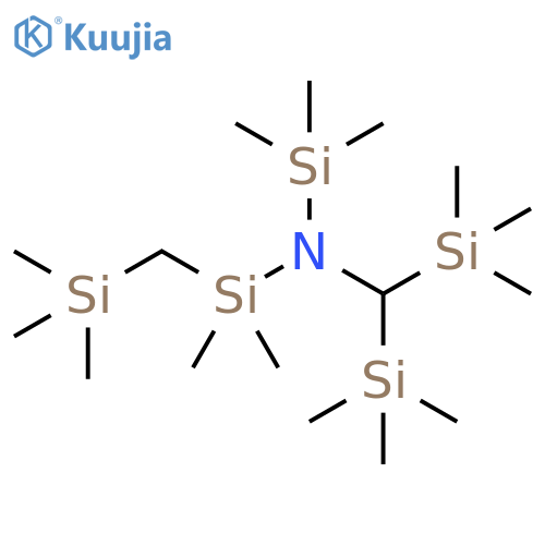 Silanamine, N-[bis(trimethylsilyl)methyl]-N-[dimethyl[(trimethylsilyl)methyl]silyl]-1,1,1-trimethyl- structure