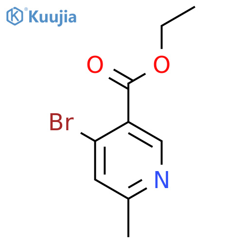 ethyl 4-bromo-6-methylpyridine-3-carboxylate structure