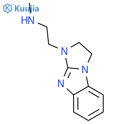 1H-Imidazo[1,2-a]benzimidazole-1-ethanamine, 2,3-dihydro-N-methyl- structure