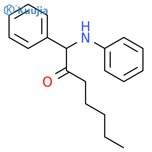2-Heptanone, 1-phenyl-1-(phenylamino)- structure