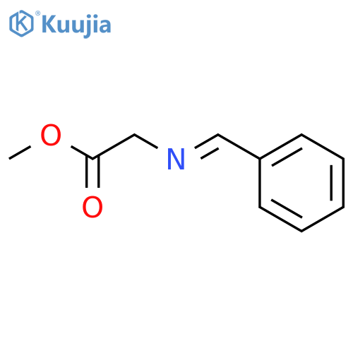 Glycine, N-(phenylmethylene)-, methyl ester, (E)- structure