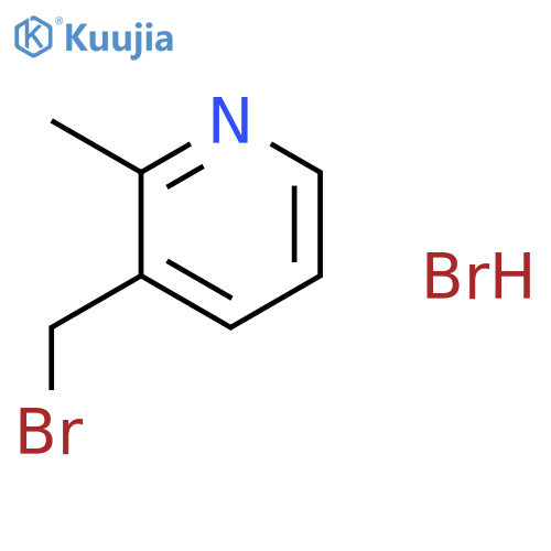 3-(Bromomethyl)-2-methylpyridine hydrobromide structure