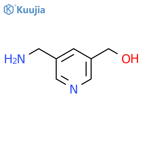(5-(Aminomethyl)pyridin-3-yl)methanol structure