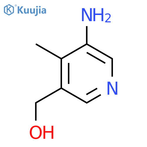 3-Pyridinemethanol, 5-amino-4-methyl- structure