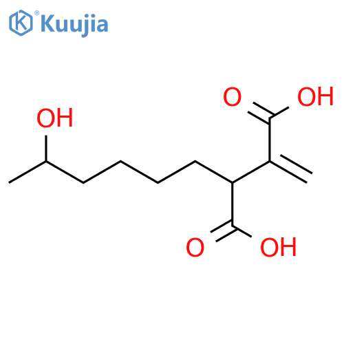 2-(5-Hydroxyhexyl)-3-methylenebutanedioic acid; (2S,5'R)-form structure