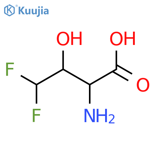 DL-Threonine, 4,4-difluoro- structure