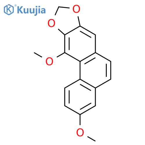 Phenanthro[2,3-d][1,3]dioxole, 3,11-dimethoxy- structure