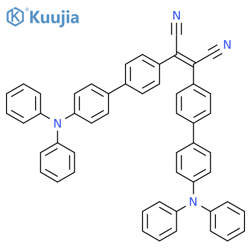 2-Butenedinitrile, 2,3-bis[4'-(diphenylamino)[1,1'-biphenyl]-4-yl]-, (2E)- structure