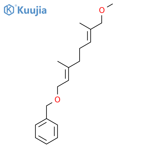 Benzene, [[(8-methoxy-3,7-dimethyl-2,6-octadienyl)oxy]methyl]- structure