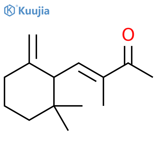 3-Buten-2-one, 4-(2,2-dimethyl-6-methylenecyclohexyl)-3-methyl-, (3E)- structure