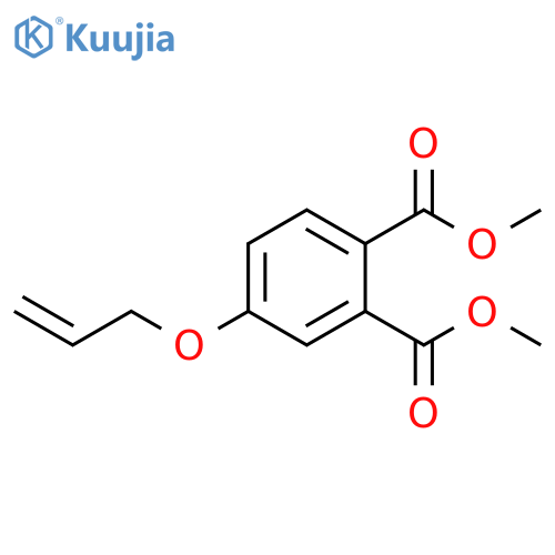 1,2-Benzenedicarboxylic acid, 4-(2-propenyloxy)-, dimethyl ester structure