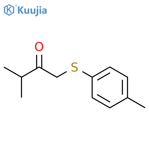 2-Butanone, 3-methyl-1-[(4-methylphenyl)thio]- structure