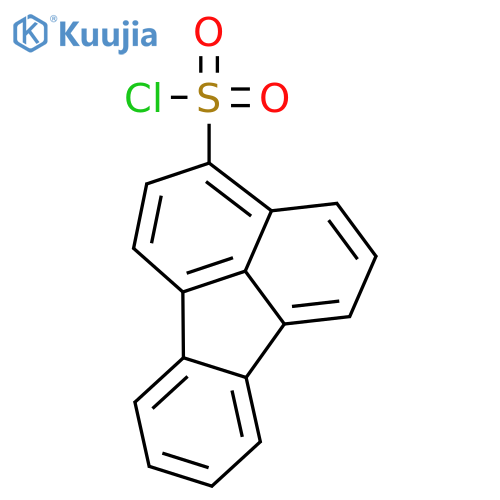 3-Fluoranthenesulfonyl chloride structure