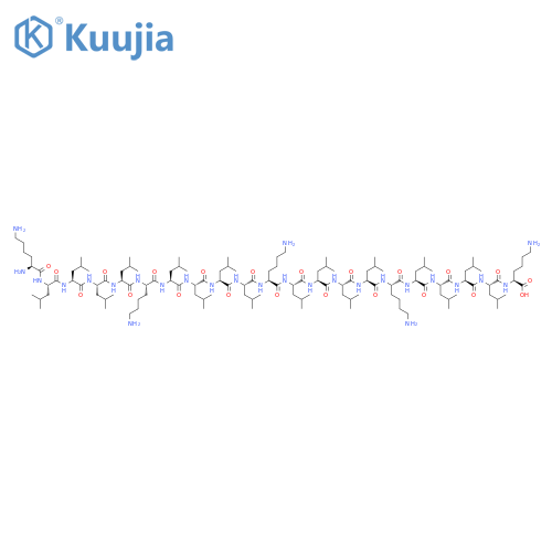 L-Lysine,L-lysyl-L-leucyl-L-leucyl-L-leucyl-L-leucyl-L-lysyl-L-leucyl-L-leucyl-L-leucyl-L-leucyl-L-lysyl-L-leucyl-L-leucyl-L-leucyl-L-leucyl-L-lysyl-L-leucyl-L-leucyl-L-leucyl-L-leucyl- structure
