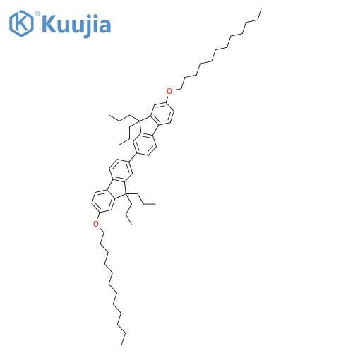 2,2'-Bi-9H-fluorene, 7,7'-bis(dodecyloxy)-9,9,9',9'-tetrapropyl- structure