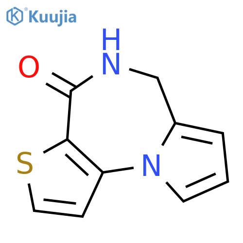5,6-dihydro-4H-Pyrrolo[1,2-a]thieno[2,3-f][1,4]diazepin-4-one structure