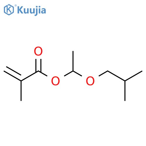2-Propenoic acid, 2-methyl-, 1-(2-methylpropoxy)ethyl ester structure