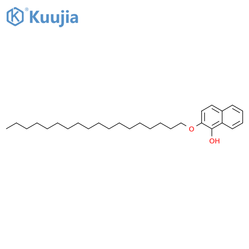 1-Naphthalenol, 2-(octadecyloxy)- structure