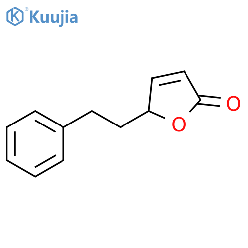2(5H)-Furanone, 5-(2-phenylethyl)- structure