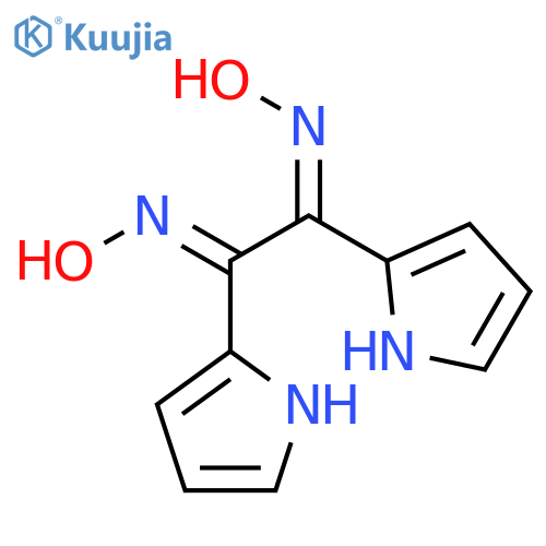 N-Hydroxy-2-nitroso-1,2-di(1H-pyrrol-2-yl)ethen-1-amine structure