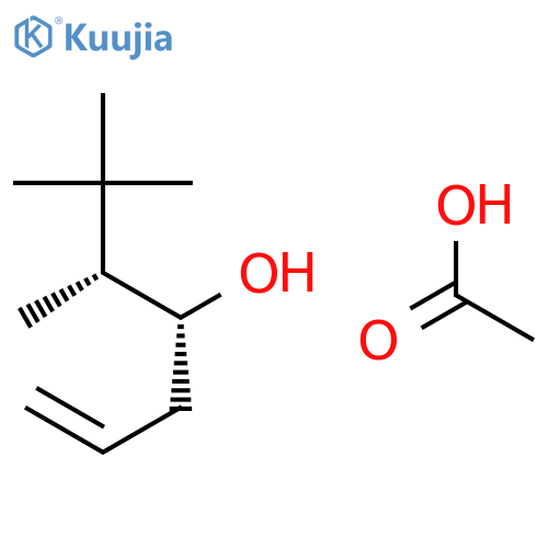 1-Hepten-4-ol, 5,6,6-trimethyl-, acetate, (4R,5R)-rel- structure