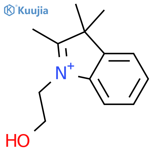 1-(2-Hydroxyethyl)-2,3,3-trimethyl-3H-indolium structure