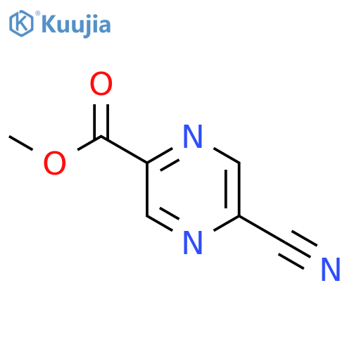 methyl 5-cyanopyrazine-2-carboxylate structure