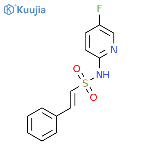 (E)-N-(5-Fluoropyridin-2-YL)-2-phenylethenesulfonamide structure