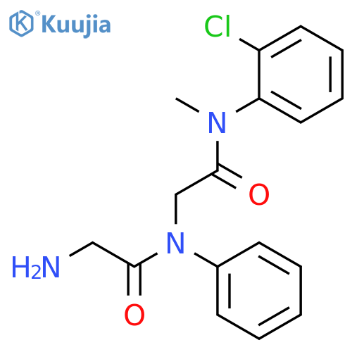 GLYCINAMIDE, GLYCYL-N-(2-CHLOROPHENYL)-N-METHYL-N2-PHENYL- structure