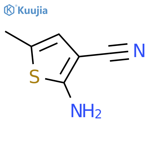 2-Amino-5-methylthiophene-3-carbonitrile structure
