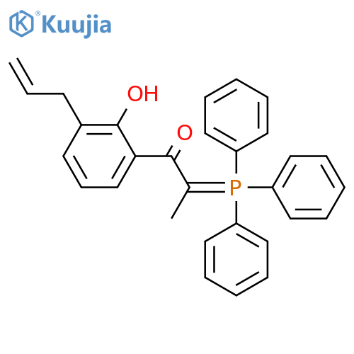 1-Propanone,1-[2-hydroxy-3-(2-propenyl)phenyl]-2-(triphenylphosphoranylidene)- structure