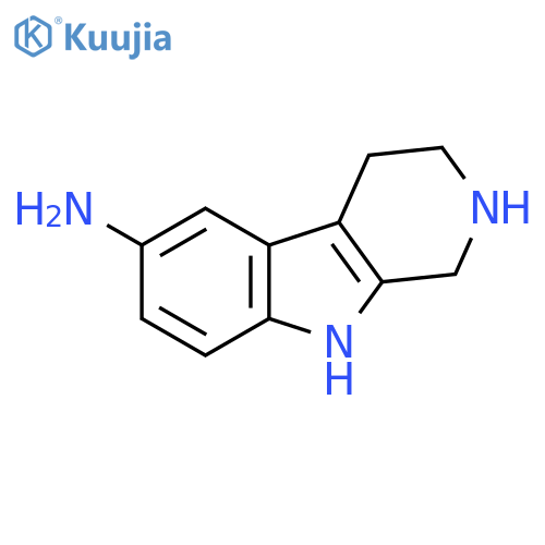 1H,2H,3H,4H,9H-pyrido3,4-bindol-6-amine structure